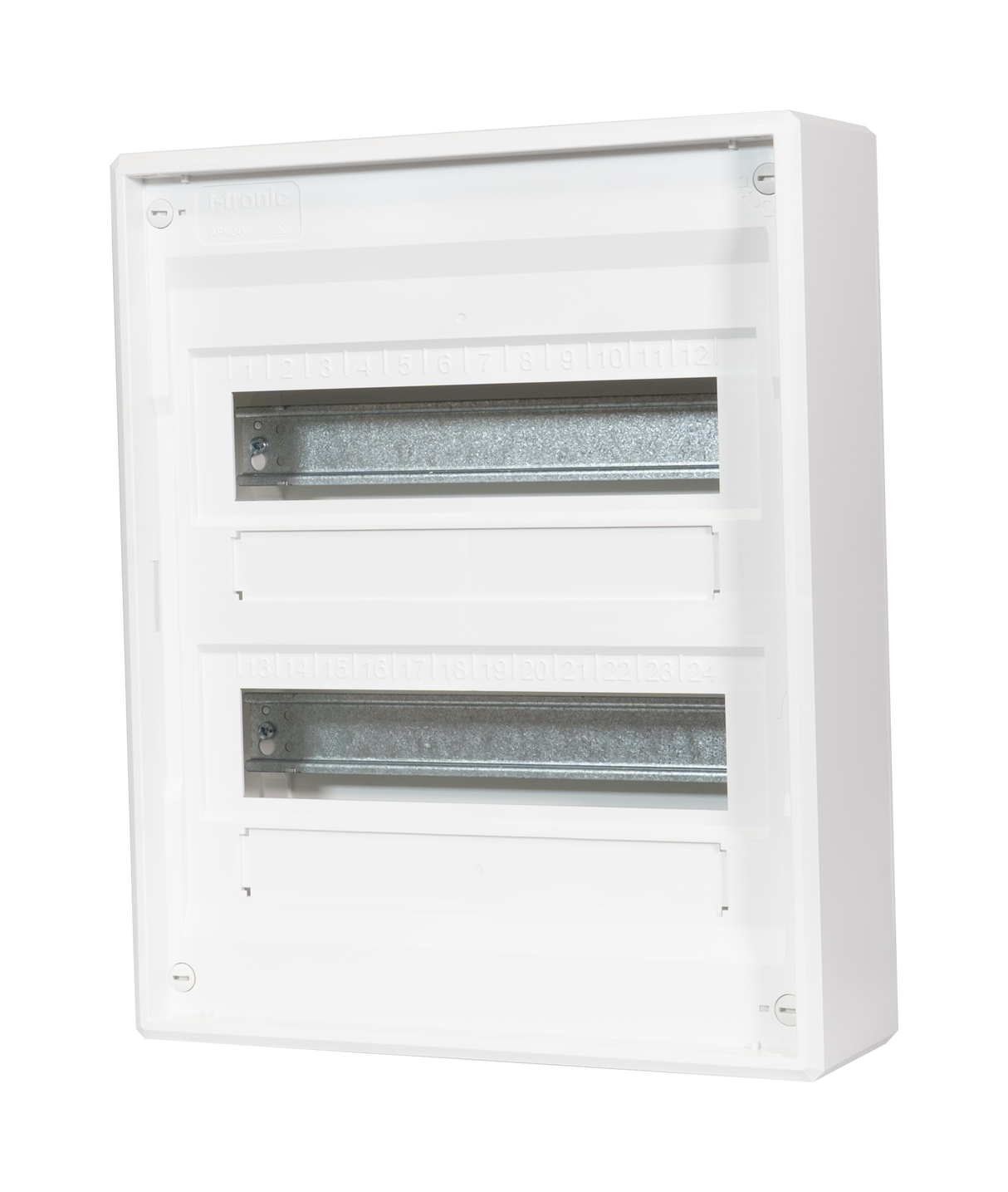 F-TRONIC Kleinverteiler AP 2x14TE Kst VISION24+4 IP30 305x375x99mm