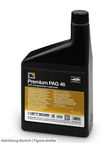 Errecom PAG 46 PKW Premiumöl 1 Liter ISO VG 46 für R134a PKW Klima