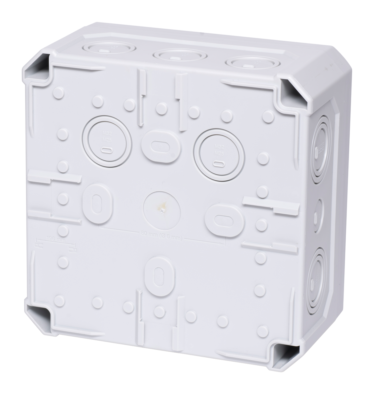 F-TRONIC Abzweigdose IP66 16qmm quadrat NFK18gr 180x180x93mm uni Kst hfr