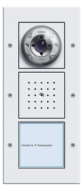 GIRA Türstationmodul AP rws 1RT modular Türko 126966 Bus m.Kamera m.Infoschild