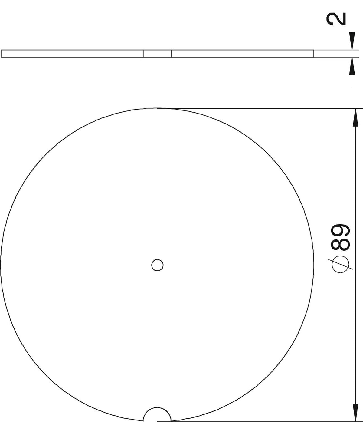 BETTERMANN Blinddeckel ST DBS 80