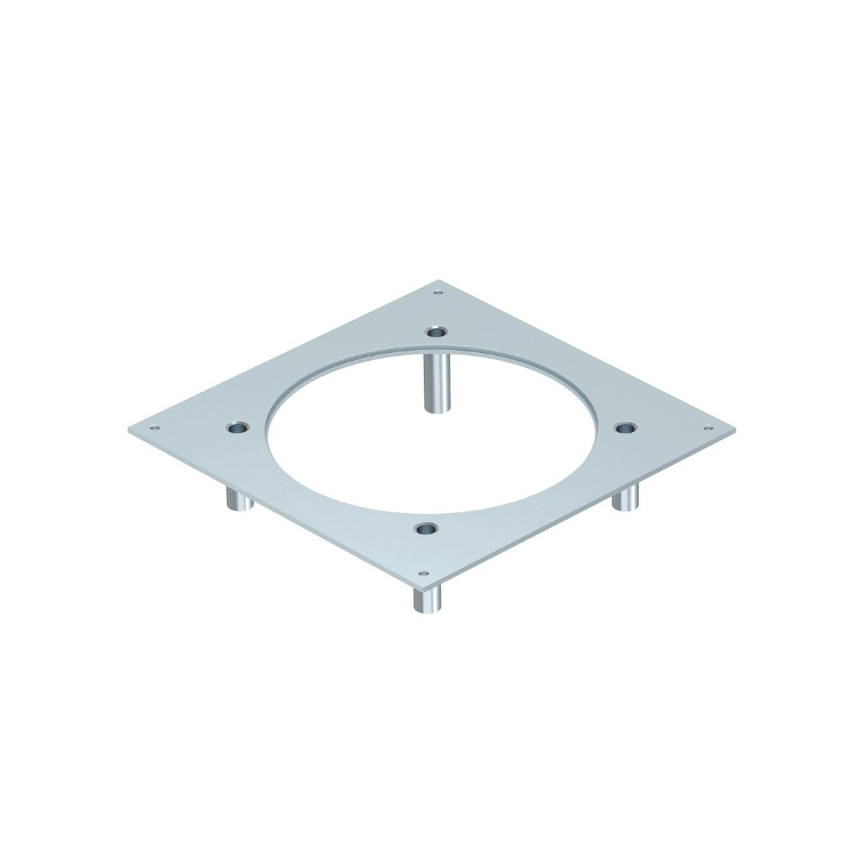 BETTERMANN Montagedeckel ST rechteck 4mm DUG 250-3 R4SL trocken 282x282mm