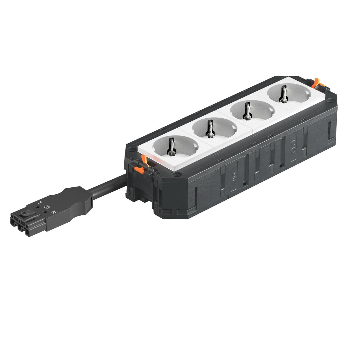 BETTERMANN Gerätebecher bestückt 1f/2f UTC4 W W4 218mm SystemSteckverb 2,5mm