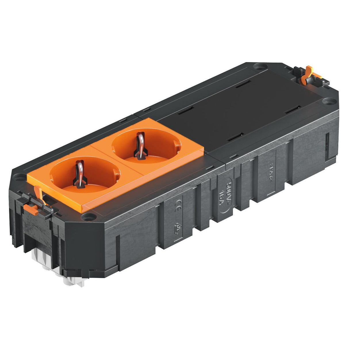BETTERMANN Gerätebecher bestückt 2-fach UTC4 G OR2 218mm 2,5mm