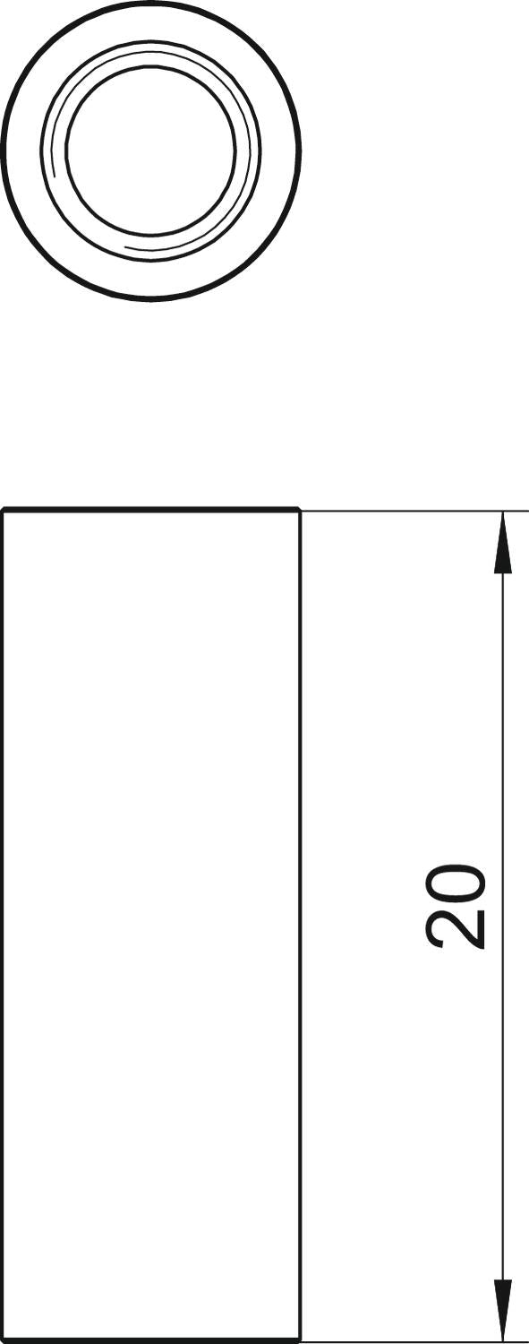 BETTERMANN Gewindehülse L20mm GH N 20