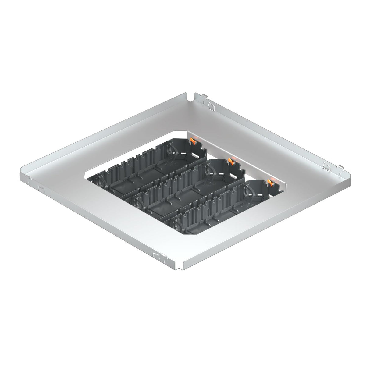 BETTERMANN Geräteträger 12f Metall MS350-3 3UT4 368x362x67mm 6Zugentl