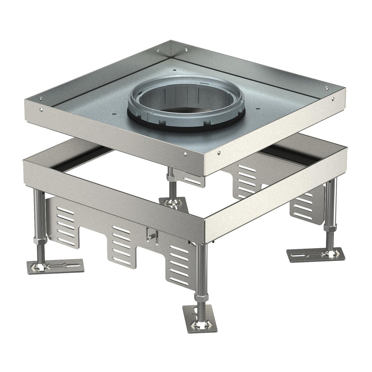 BETTERMANN Kassette nivellierbar VA RKFN2 9 VMSL1N16 quadrat 243mm