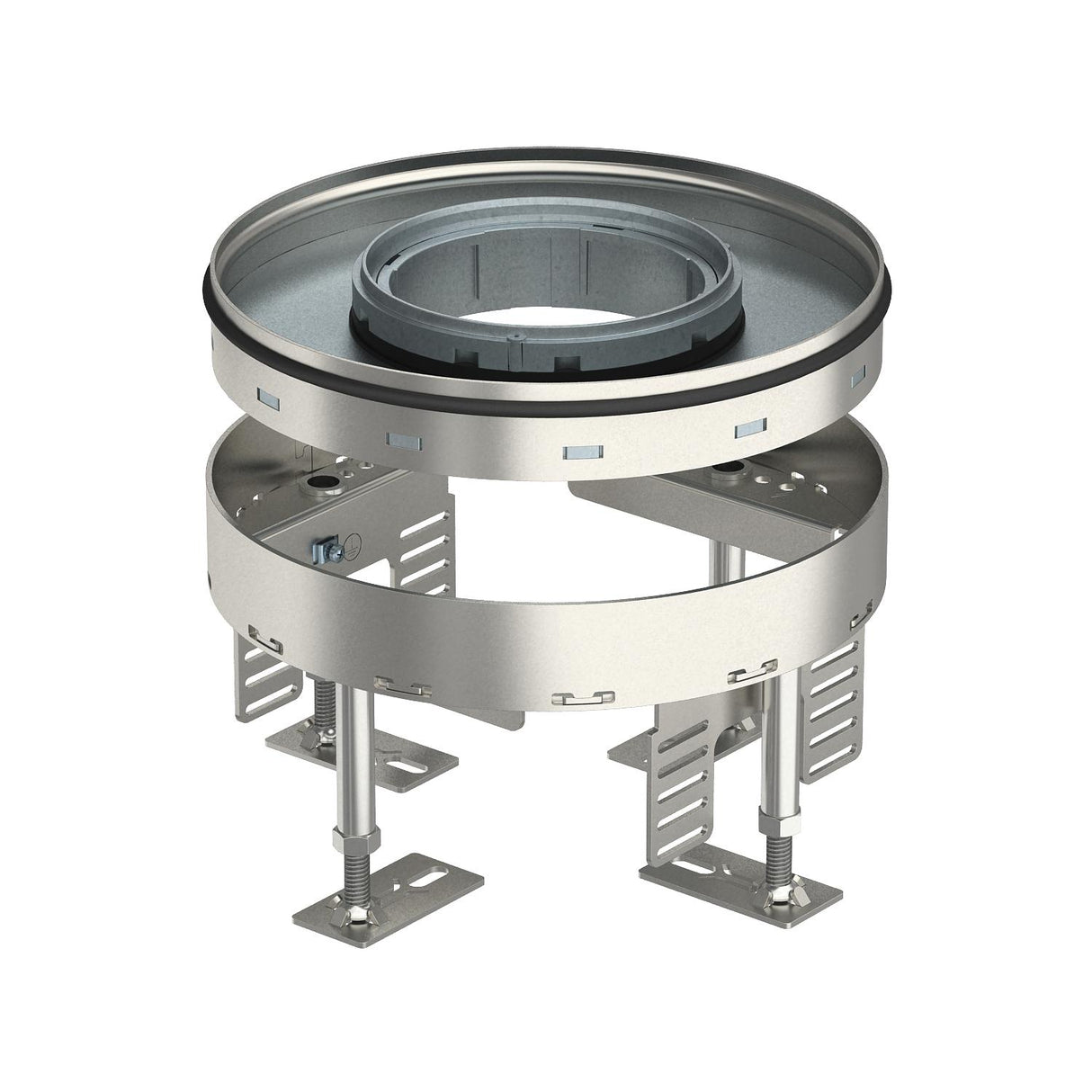 BETTERMANN Kassette nivellierbar VA rnd RKFR2 4 V25 215mm 110-155mm