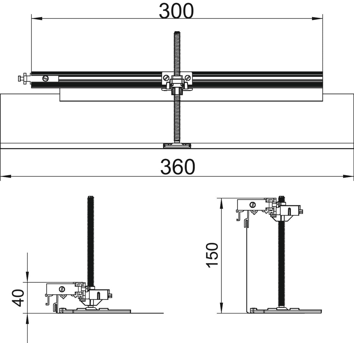 BETTERMANN Abzweigeinheit ST 90° 1-110mm OKA-G30040150FBL