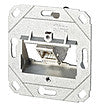 METZ CONNECT Anschlussdose Cat6A 1xRJ45 130B11D11200-E Kanaleinb schräg