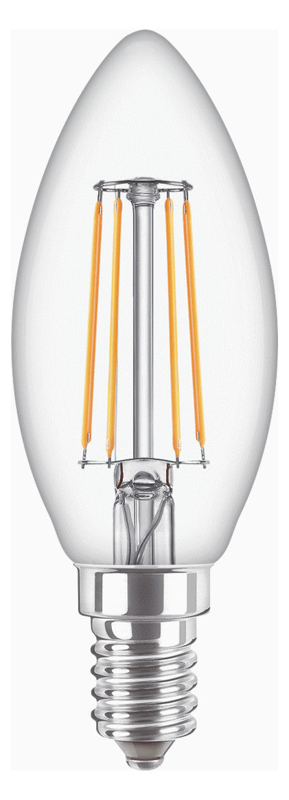 PHILIPS-LM LED-Kerzenlampe FM E14 B35 ws CorePro LEDCandleND4.3-40W E14 827B 4,3W