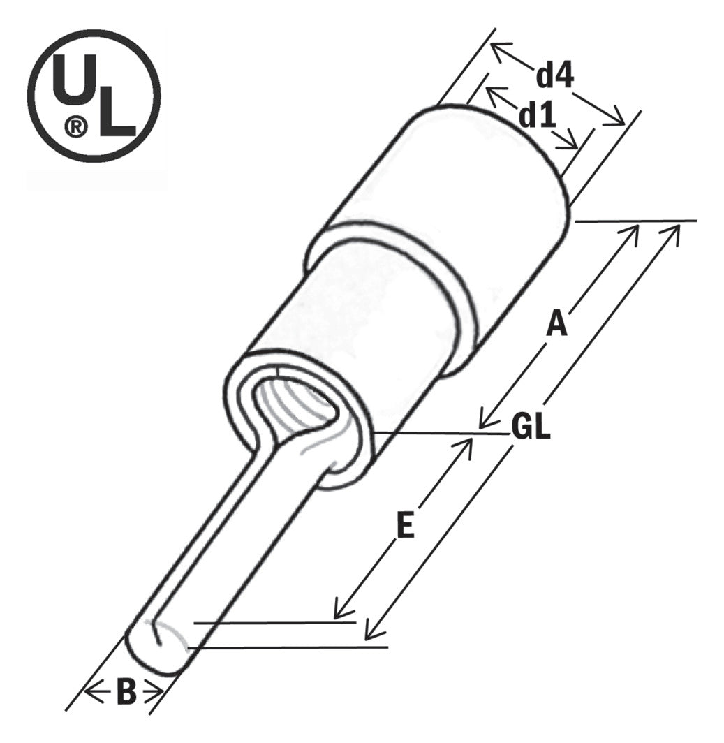 HAUPA Stiftkabelschuh 4-6qmm ge 260374