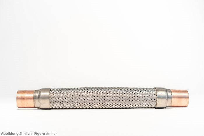 Schwingungsdämpfer 10CU230, 10mm löt ODFEdelstahl mit Kupferanschl.,L ges.=230mm