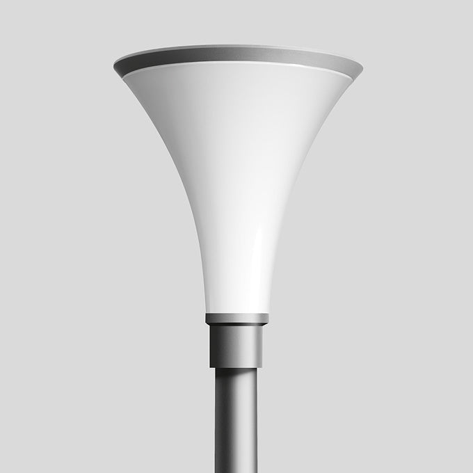 BEGA LED-Aufsatzleuchte 25,8W 76mm 3000K 77122AK3 2635lm si Konv Alu Kst_opal