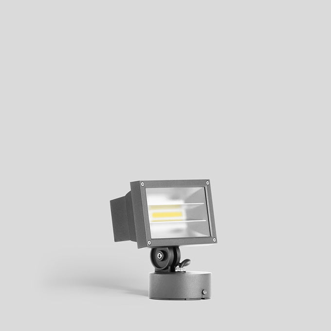 BEGA LED-Anbaustrahler 20,5W Konv DALI 77536AK4 1LED si 4000K ws 2174lm si mt