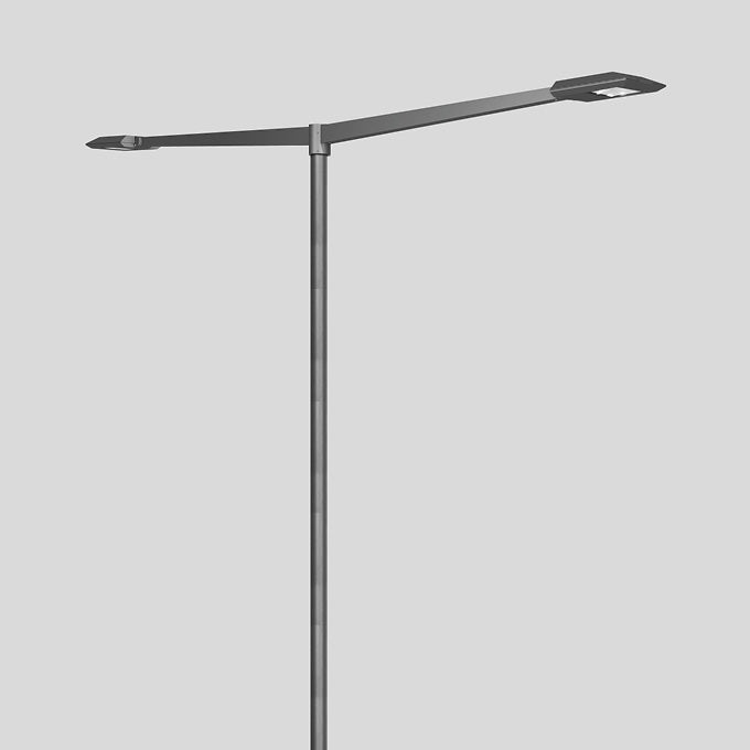 BEGA LED-Aufsatzleuchte 69W 76mm 3000K 77736AK3 9496lm si Konv Alu Gl_tr IP66