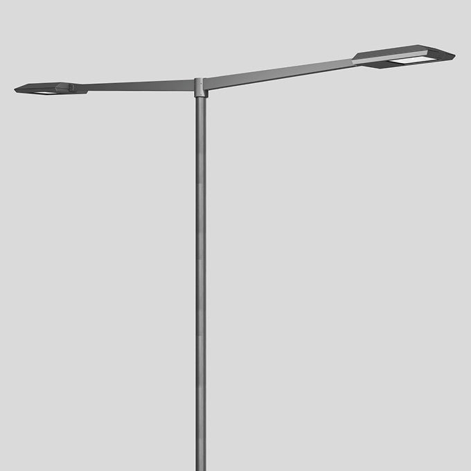 BEGA LED-Aufsatzleuchte 106W 76mm 3000K 77758AK3 15106lm si Konv Alu Gl_tr IP66