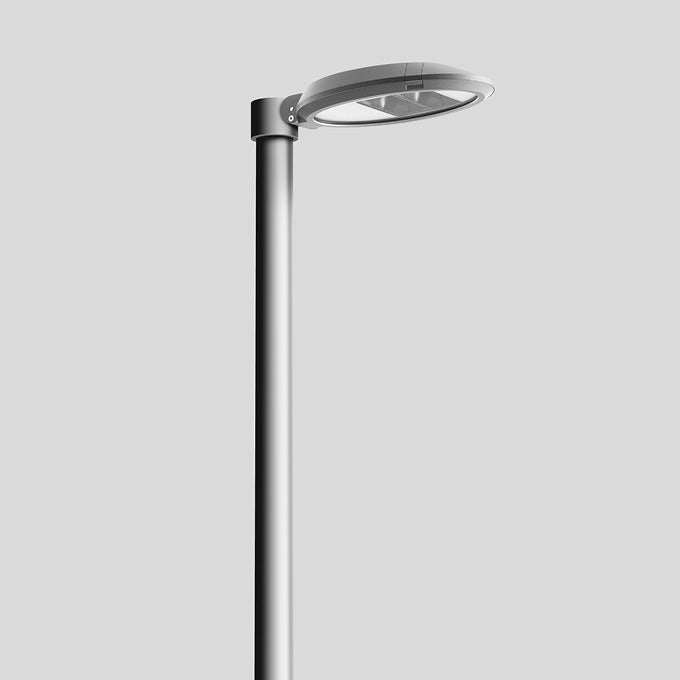 BEGA LED-Aufsatzleuchte 25,8W 76mm 4000K 77853AK4 3864lm si Konv Alu Gl_tr IP66