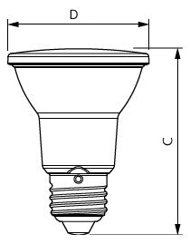 PHILIPS-LM LED-Reflektorlampe E27 PAR20 MAS LEDspot VLE D 6-50W 940 PAR20 4 PAR2