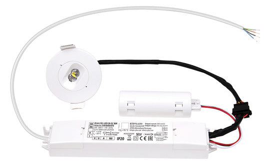 ESYLUX LED-Sicherheitsleuchte 3W 6000K ELH-2 EL LED 3h SC RM 150lm EB