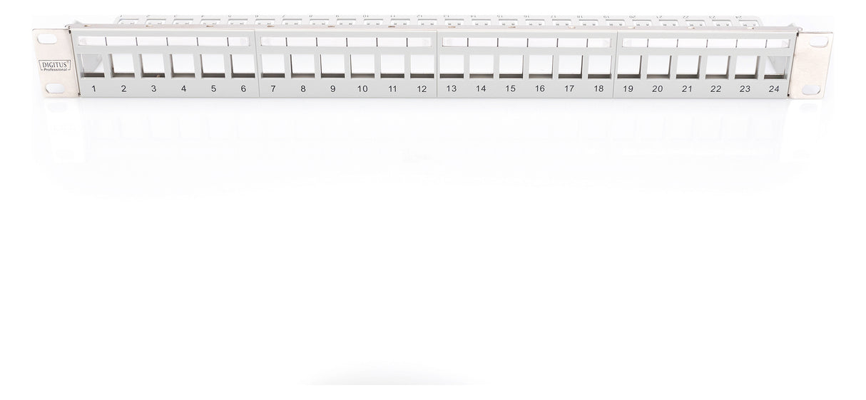 ASSMANN ELEKTRO Modular Patch Panel 24f geschirmt 24-Port, Besch. DN-91410-LF