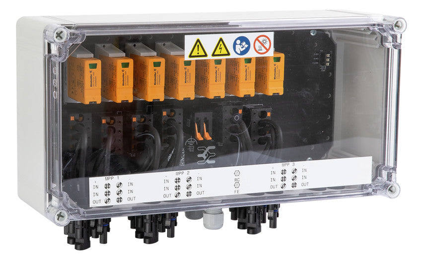 WEIDMÜLLER DC-Stringbox 2f 43,75A IP65 PVN DC 2I 1O 3MPP SPD1R WM4 11 1100V/mes