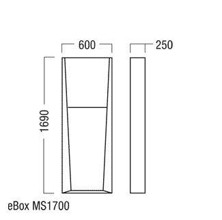 ZUMTOBEL Notlichtversorgung LED IP20 ONLITE central eBox MS1700 auto.Selbstt