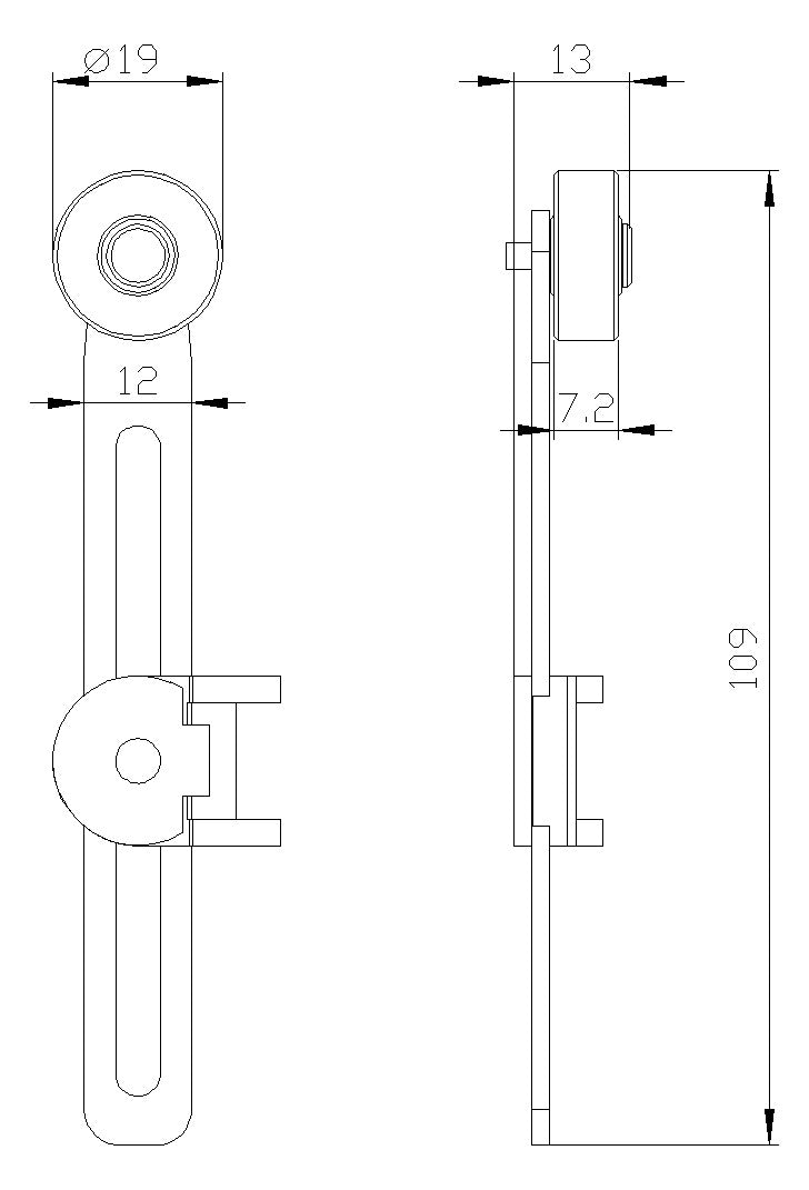 SIEMENS Antriebskopf 3SE5000-0AA52 Schwenkhebel verstellbar