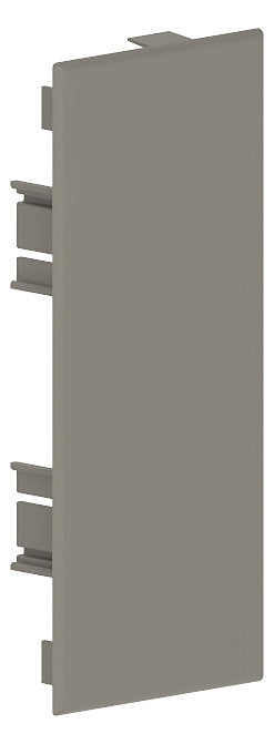 GGK Endstück GEB-K 230x100mm Kst li/re FB 100x230-ES stgr RAL7030 unbeh