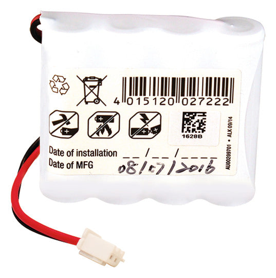 ESYLUX Akkupack 4,8V NiCad 4zell Zubehör SLA LED BATTERY NiCd 800mAh 60x5