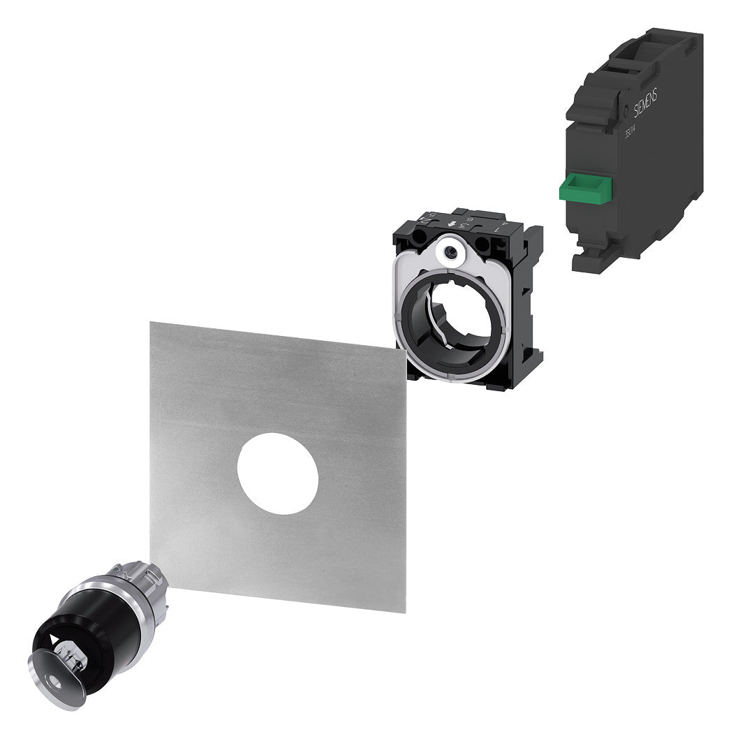 SIEMENS Hilfsschalterblock 1Ö Frontbef 3SU1400-1AA10-1HA0 6A/AC Schraub