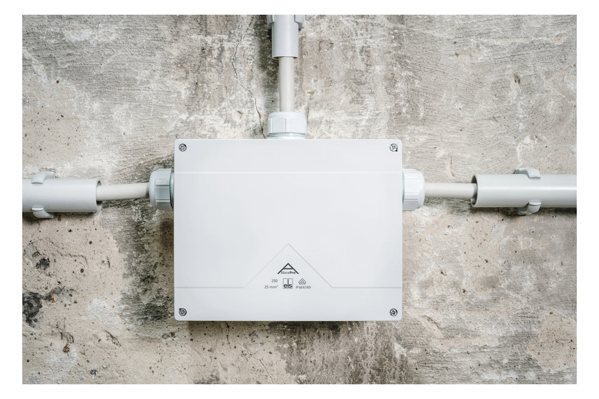 SPELSBERG Abzweigkasten 202x252mm Kst sw Abox Pro 250-L/sw IP66/IP67/IP69 IK09