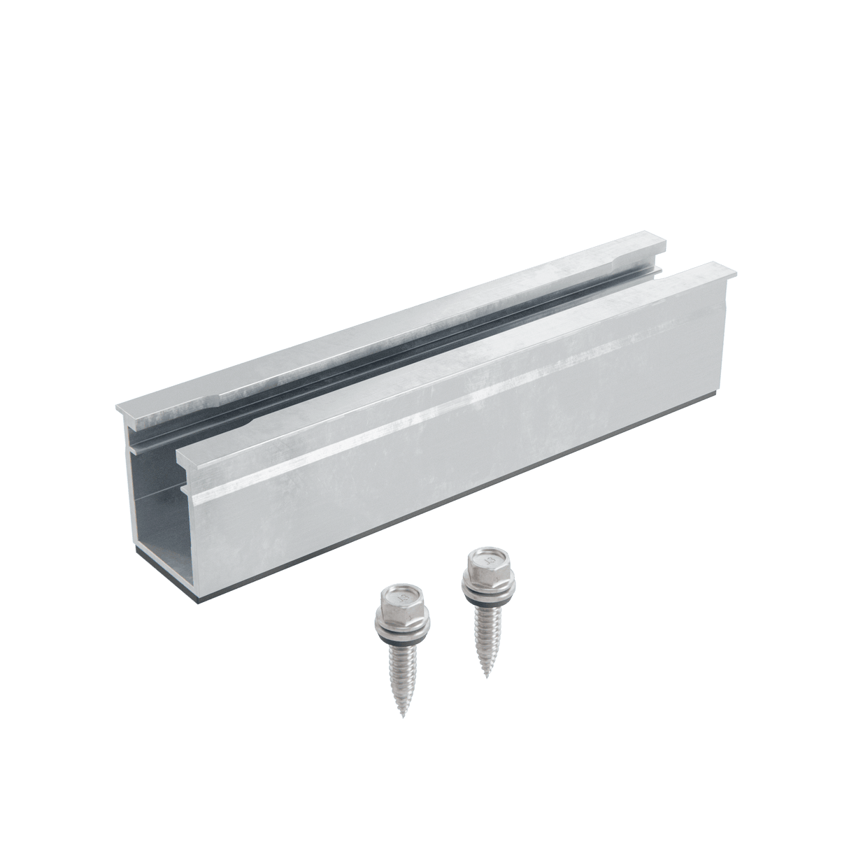 Alumero easyBRACKET Trapezblech Kurzschiene Länge 150 mm