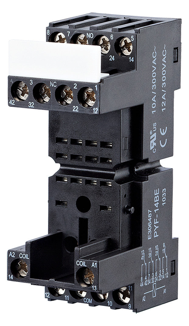 METZ CONNECT Relaissockel TS35 Schraub 110178 14Pins Ergänz.mögl
