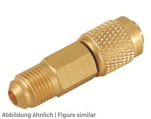 Schlauchadapter Value V02, 90 Grad a 7/16"UNF (1/4") x 1/2"UNF (5/16")