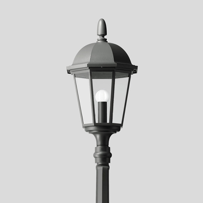 BEGA LED-Aufsatzleuchte 13,6W 76mm 3000K 84049K3 804lm graphit Alu Gl_tr IP44