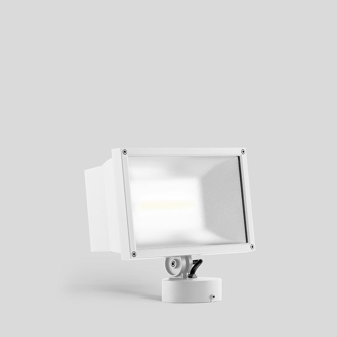 BEGA LED-Anbaustrahler 59W Konv DALI ws 84392W 1LED RGBW 4838lm ws mt RF:mt Alu