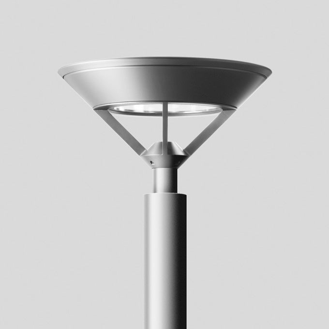 BEGA LED-Aufsatzleuchte 26W 76mm 3000K 84401AK3 2213lm si Konv Alu Gl_strukt