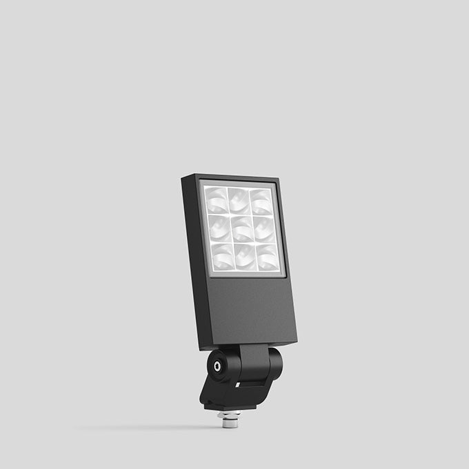 BEGA LED-Anbaustrahler 26,6W Konv DALI 84448K3 1LED graphit 3000K ws 2703lm mt