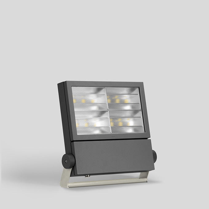 BEGA LED-Anbaustrahler 190W Konv DALI ws 84502K22 4LEDs graphit 2200K 18336lm mt