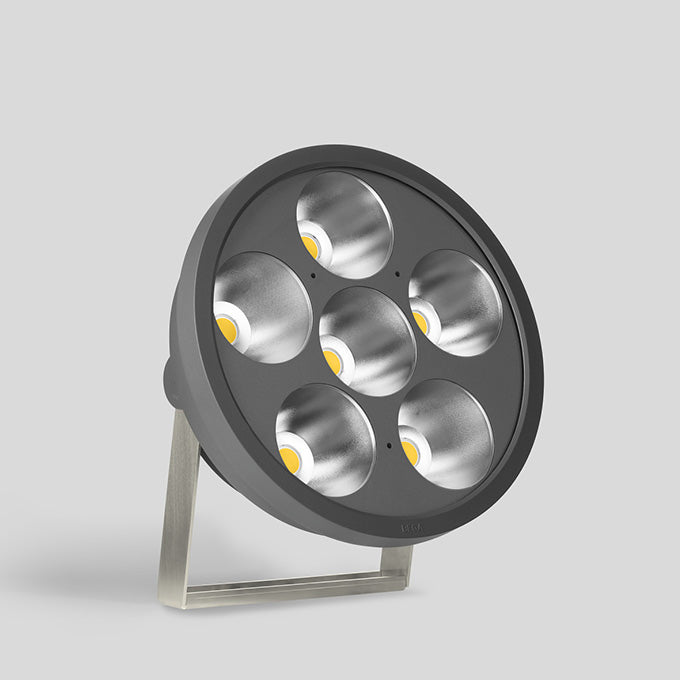 BEGA LED-Anbaustrahler 326W Konv 1-10V 84522K3 DALI 6LEDs graphit 3000K ws mt