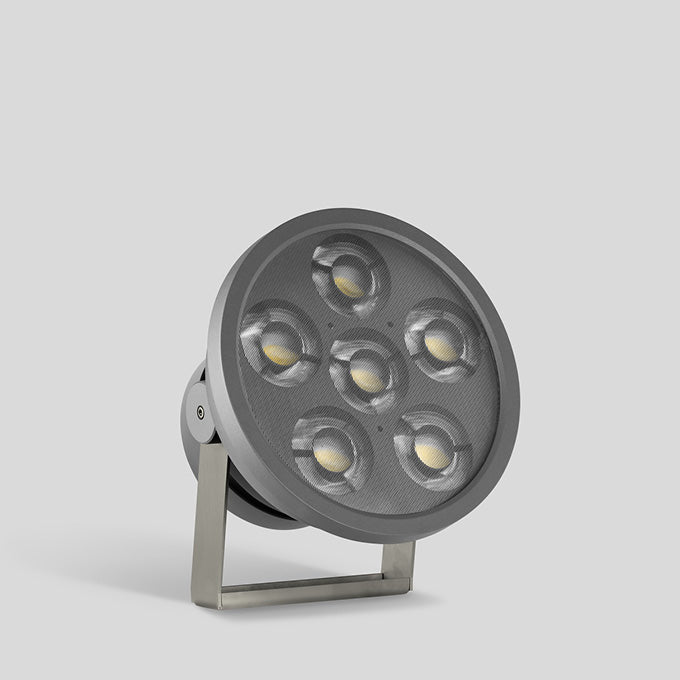 BEGA LED-Anbaustrahler 134W Konv 1-10V 84539K22 DALI 6LEDs graphit 2200K ws mt