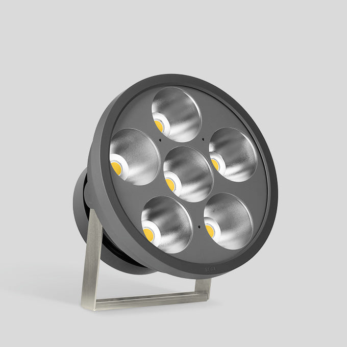 BEGA LED-Anbaustrahler 326W Konv 1-10V 84541K22 DALI 6LEDs graphit 2200K ws mt