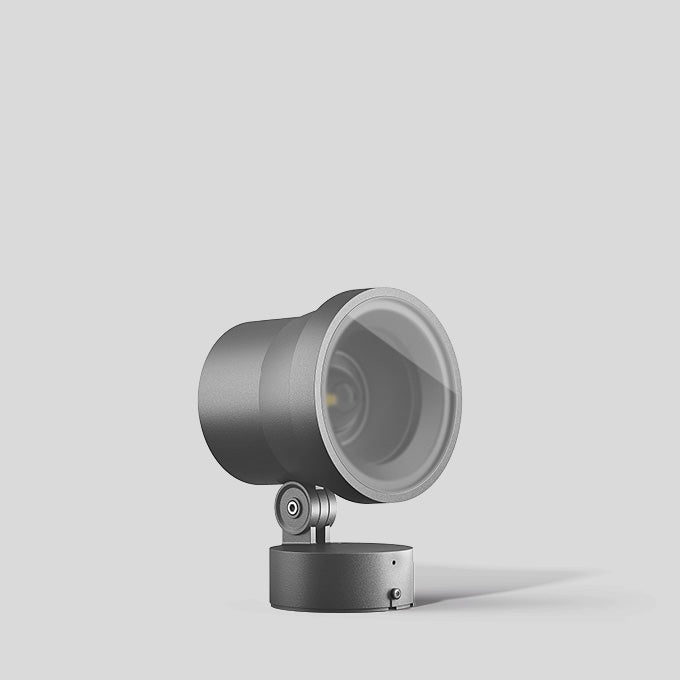 BEGA LED-Anbaustrahler 28,5W Konv DALI 84812AK3 1LED si 3000K ws 2087lm si mt