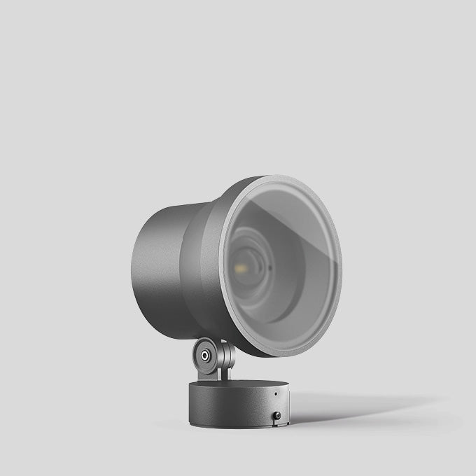 BEGA LED-Anbaustrahler 40,5W Konv DALI 84813AK3 1LED si 3000K ws 2722lm si mt