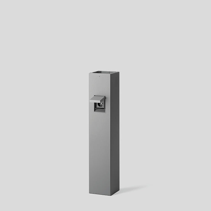 BEGA Steckdosensäule Metall si 1Steckd 84917A 815x160x160mm IP44