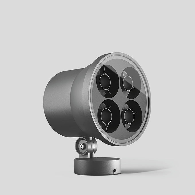 BEGA LED-Anbaustrahler 114W Konv DALI si 84949AK4 1LED 4000K ws 6472lm si mt Alu