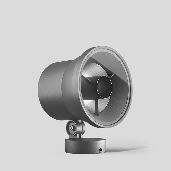 BEGA LED-Anbaustrahler 78W Konv DALI si 84950AK3 1LED 3000K ws 4987lm si mt Alu