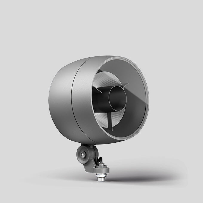 BEGA LED-Anbaustrahler 78W Konv DALI si 85153AK3 1LED 3000K ws 4987lm si mt Alu