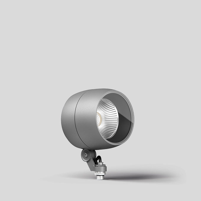 BEGA LED-Anbaustrahler 40W Konv DALI si 85161AK4 1LED 4000K ws 3890lm si mt Alu